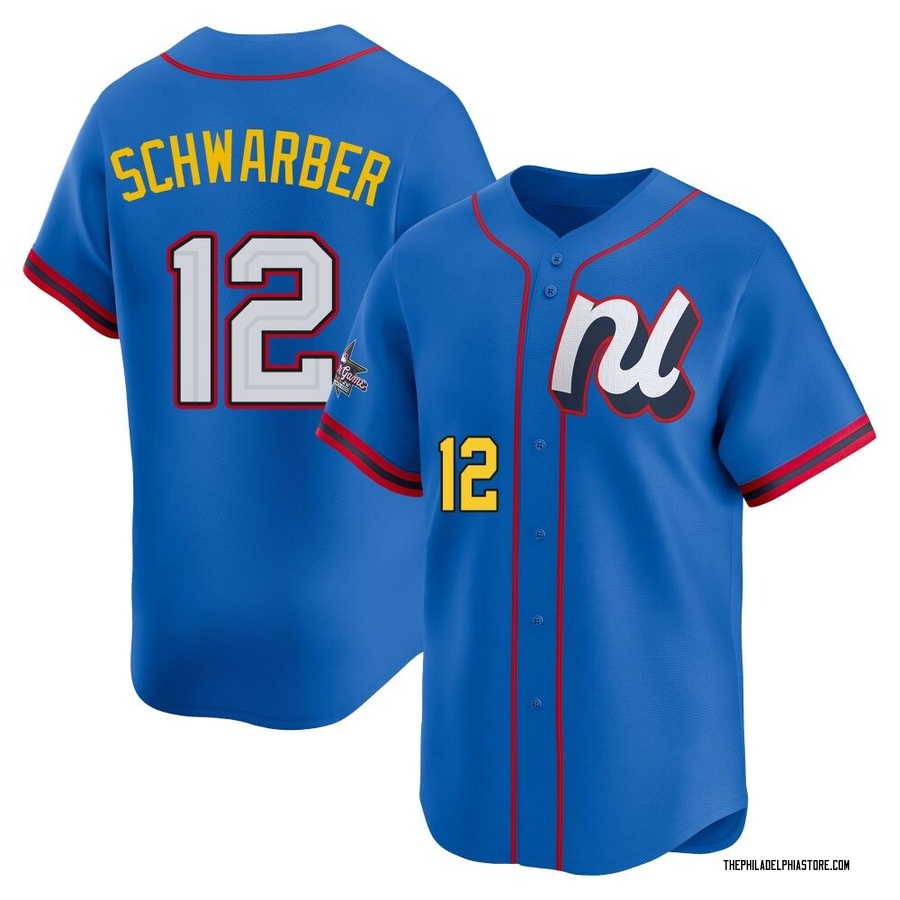 Blue Limited Kyle Schwarber Men's Philadelphia Phillies National League 2025 All-Star Edition Jersey