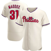 Cream Authentic Garry Maddox Men's Philadelphia Phillies Alternate Jersey