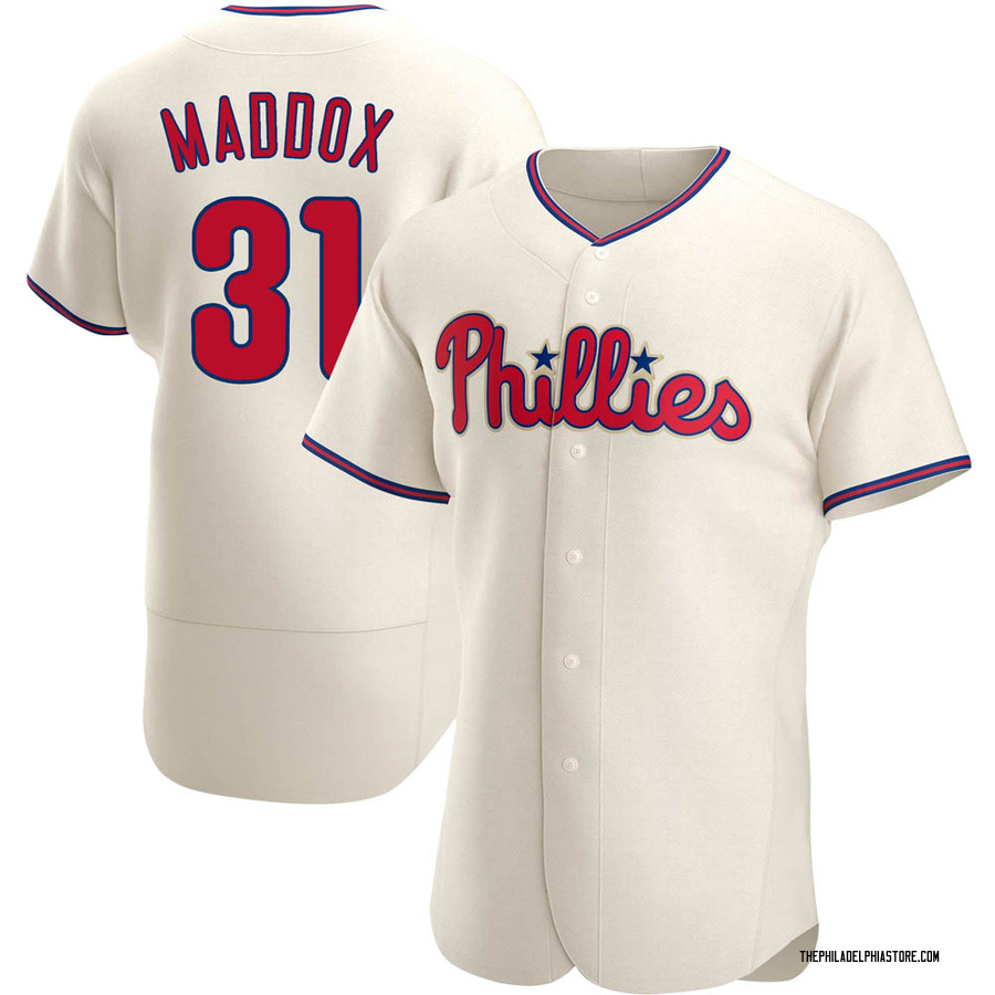 Cream Authentic Garry Maddox Men's Philadelphia Phillies Alternate Jersey