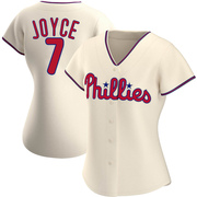 Cream Authentic Matt Joyce Women's Philadelphia Phillies Alternate Jersey