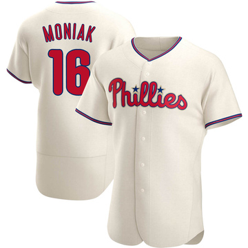 Cream Authentic Mickey Moniak Men's Philadelphia Phillies Alternate Jersey