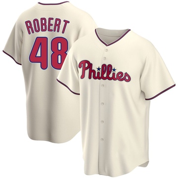 Cream Replica Daniel Robert Men's Philadelphia Phillies Alternate Jersey