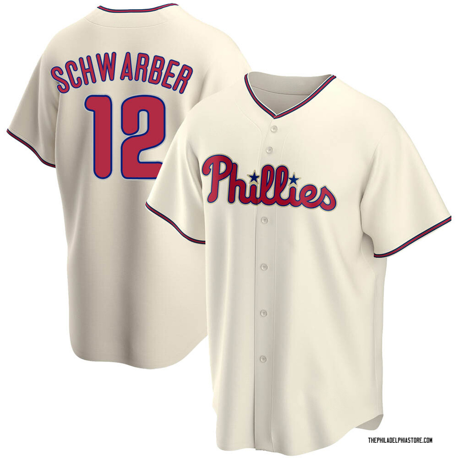 Cream Replica Kyle Schwarber Men's Philadelphia Phillies Alternate Jersey