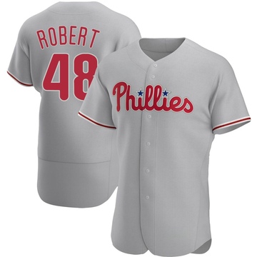Gray Authentic Daniel Robert Men's Philadelphia Phillies Road Jersey