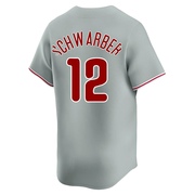 Gray Limited Kyle Schwarber Men's Philadelphia Phillies Away Jersey