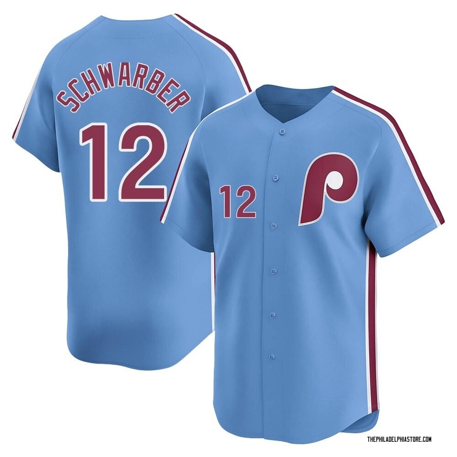 Light Blue Limited Kyle Schwarber Men's Philadelphia Phillies Alternate Jersey