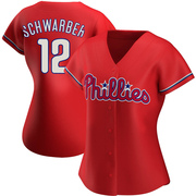 Red Replica Kyle Schwarber Women's Philadelphia Phillies Alternate Jersey