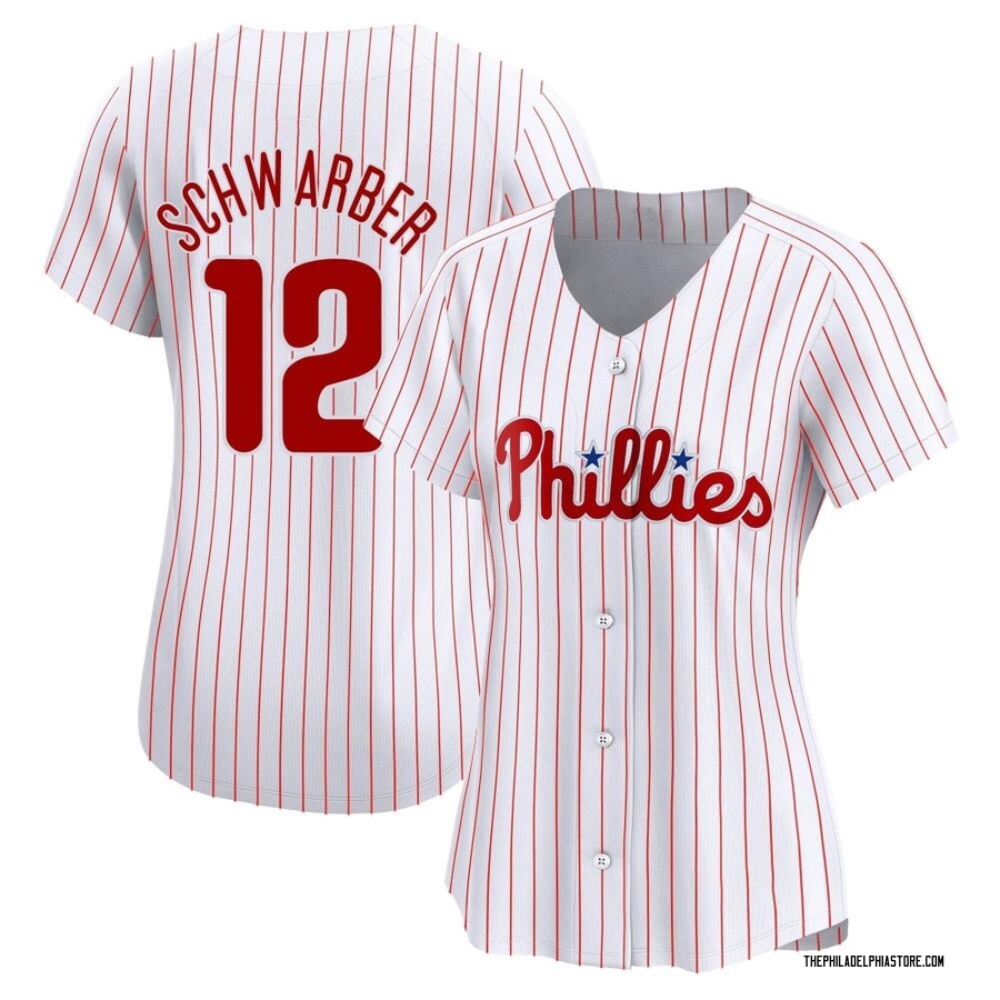 White Limited Kyle Schwarber Women's Philadelphia Phillies Home Jersey
