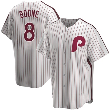 White Replica Bob Boone Men's Philadelphia Phillies Home Cooperstown Collection Jersey